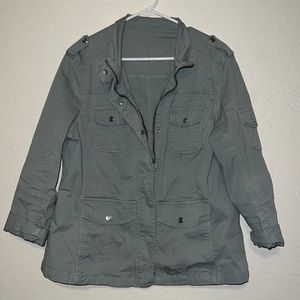 Kensie brand light green jacket